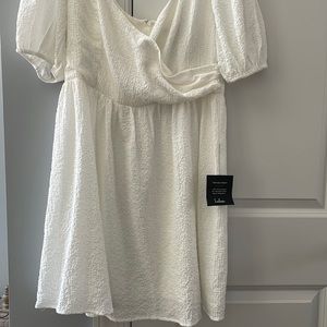 Lulus white dress NWT!